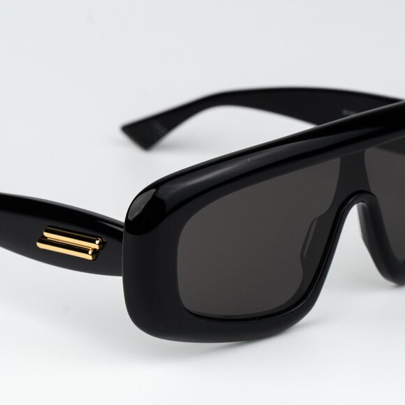 Bottega Veneta Women Sunglasses Black Shield BV1281S 001 BRAND NEW - Picture 5 of 14